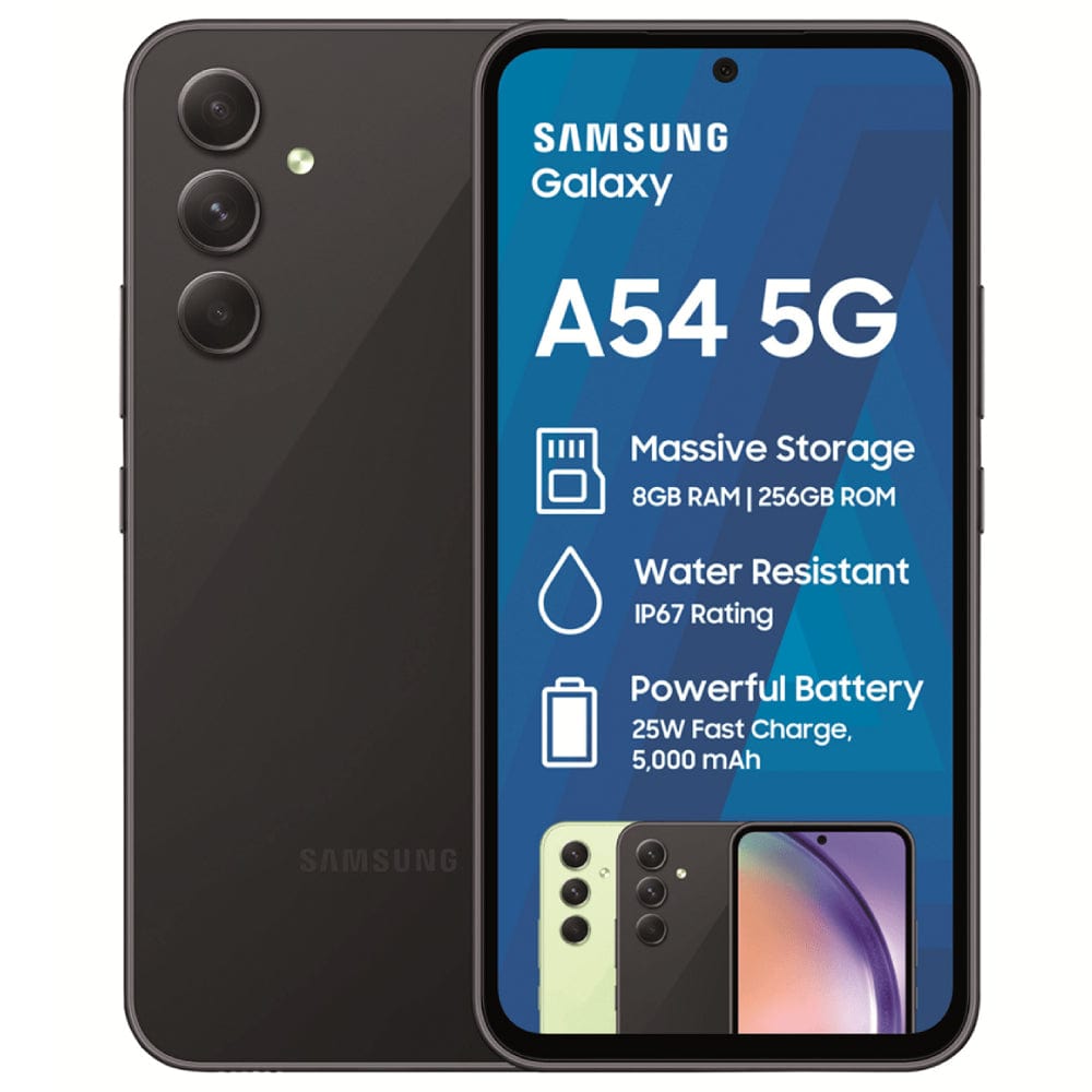 Samsung Galaxy A54 5G 256GB - Awesome Black – Nutronics