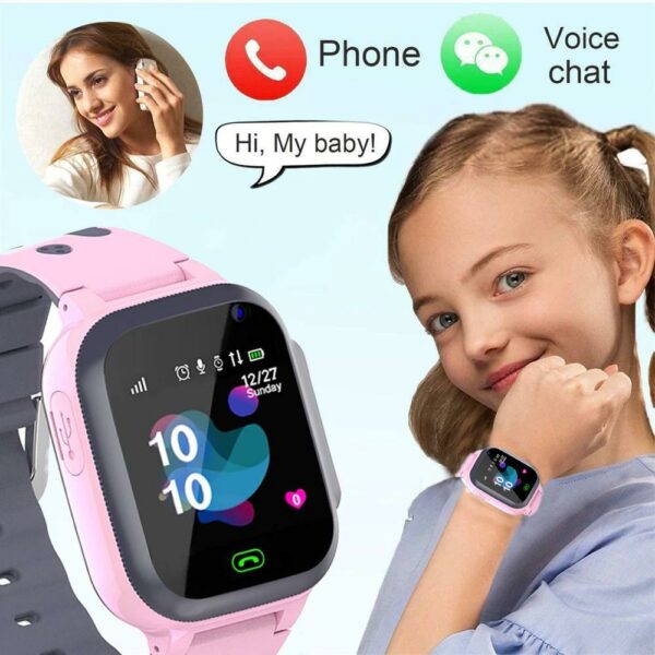 Kids SOS Smart Watch With Torch And Camera