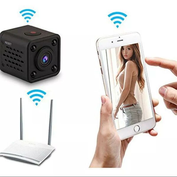 Technik - Mini WiFi Camera HD 1080P Video Audio Recorder with IR Night Vision