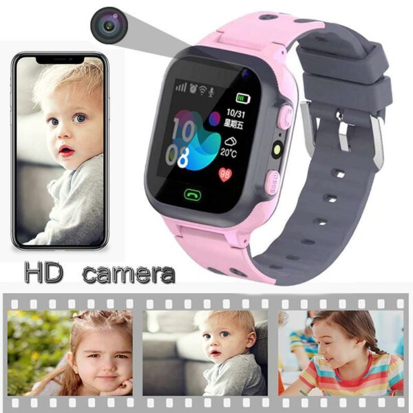 Kids SOS Smart Watch With Torch And Camera