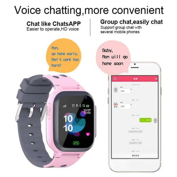 Kids SOS Smart Watch With Torch And Camera