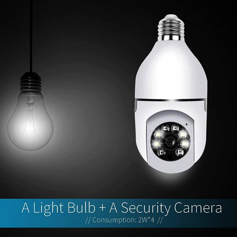 Technik - Bulb Fixture Wifi Camera With Motion Detection