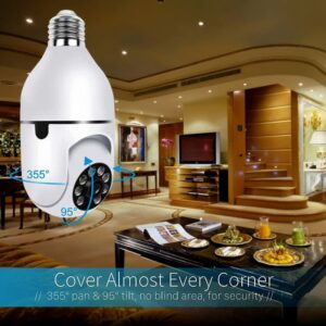 Technik - Bulb Fixture Wifi Camera With Motion Detection