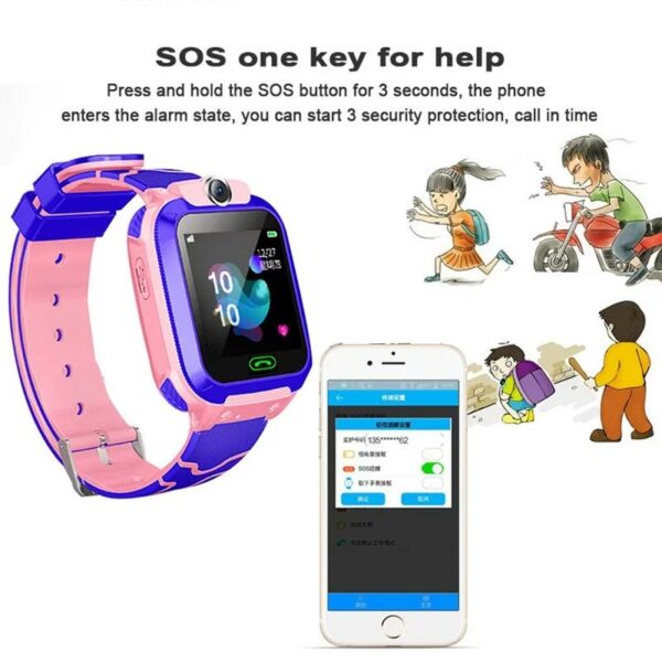 Kids Smart Watch With Location Monitoring & SOS Camera feature