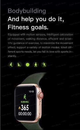 Watch Health Monitor BlueTooth Call Compatible Fitpro App