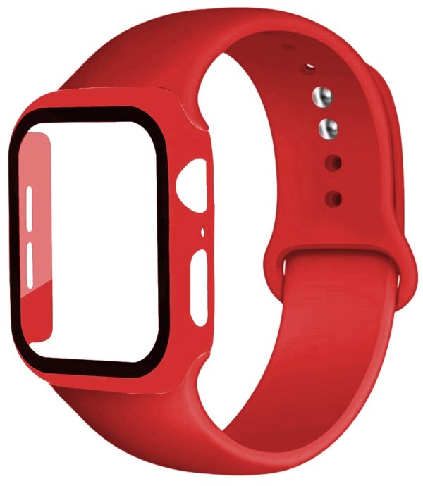 2-in-1 Silicone Watch Case with Strap 45mm