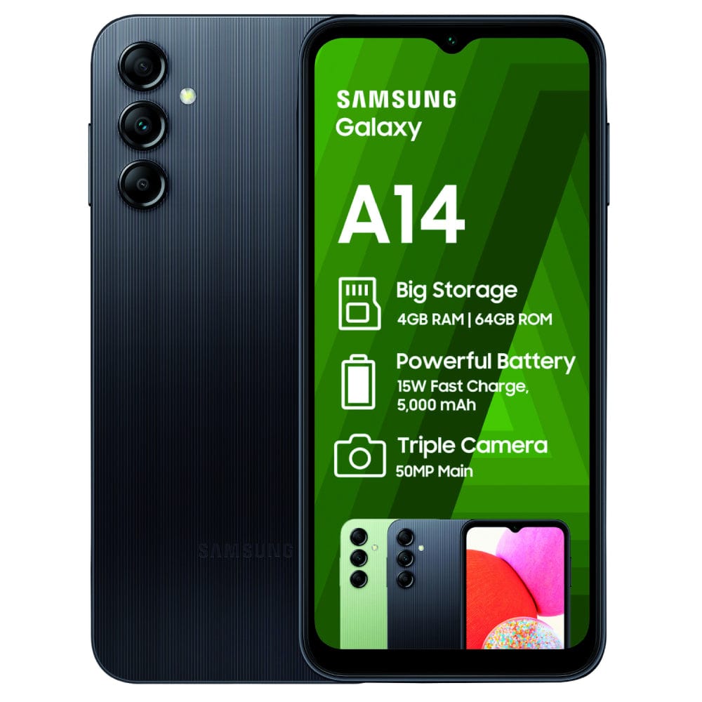 Samsung Galaxy A14 64GB LTE Dual Sim - Black