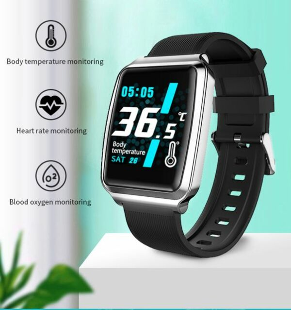 Smart Watch with Heart Rate & Temperature Monitoring Wearfit