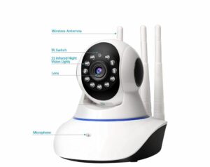 Technik - -Panoramic Smart Wifi Camera With Day Night Function