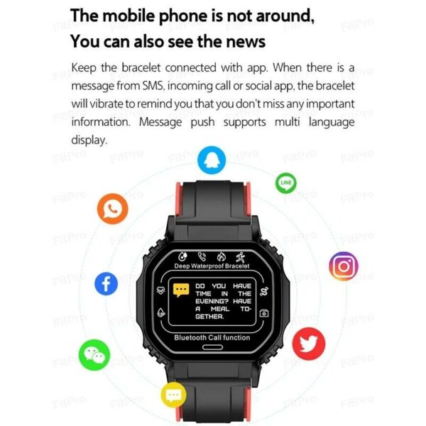 FitPro Bluetooth Health Management Smart Watch