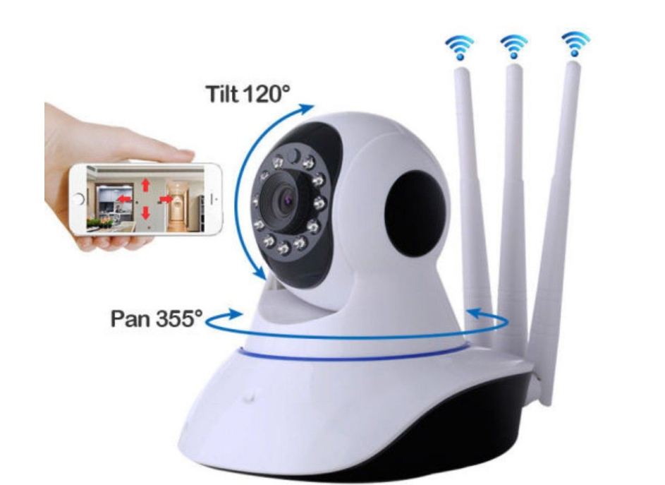 Technik - -Panoramic Smart Wifi Camera With Day Night Function